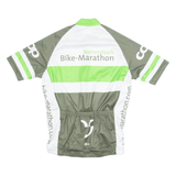 89 SPORTS Cycling Mens Jersey Green 1/4 Zip XS