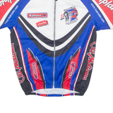 HUERZELER Cycling Mens Jersey Blue 1/4 Zip S