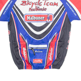 HUERZELER Cycling Mens Jersey Blue 1/4 Zip S