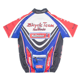 HUERZELER Cycling Mens Jersey Blue 1/4 Zip S