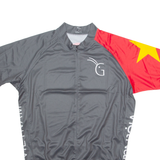 FORZ Cycling Mens Jersey Grey 1/4 Zip L