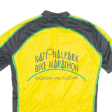 CUORE Cycling Mens Jersey Yellow 1/4 Zip M