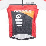 BRUNEX Cycling Mens Jersey Red 1/4 Zip M