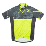 SHIMANO Cycling Mens Jersey Green 1/4 Zip L