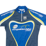 SANTINI Cycling Mens Jersey Blue 1/4 Zip M