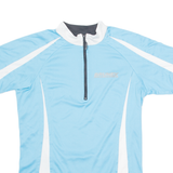 BRUNEX Cycling Mens Jersey Blue 1/4 Zip L