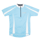 BRUNEX Cycling Mens Jersey Blue 1/4 Zip L
