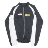 BICIMANIA Cycling Mens Jersey Black Long Sleeve 1/4 Zip XL