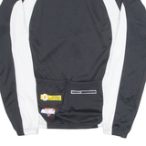 BICIMANIA Cycling Mens Jersey Black Long Sleeve 1/4 Zip XL
