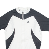 TEAM+ Cycling Mens Jersey White 1/4 Zip M