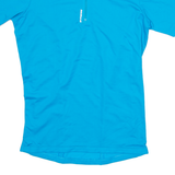 BTWIN Cycling Mens Jersey Blue 1/4 Zip M