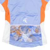 CRIVIT Cycling Womens Jersey Blue 1/4 Zip M