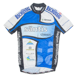 CUORE Cycling Mens Jersey Blue 1/4 Zip M