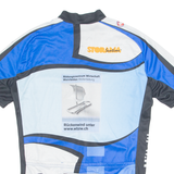 CUORE Cycling Mens Jersey Blue 1/4 Zip M