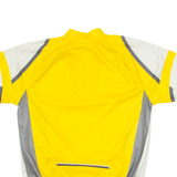 CRANE Cycling Mens Jersey Yellow 1/4 Zip M