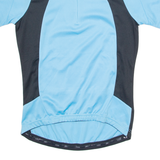 CRANE Cycling Mens Jersey Blue 1/4 Zip S