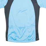 CRANE Cycling Mens Jersey Blue 1/4 Zip S