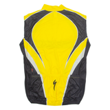 SPECIALIZED Cycling Mens Jersey Yellow Sleeveless 1/4 Zip 2XL