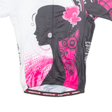 EVERVOLV Cycling Mens Jersey White 1/4 Zip M