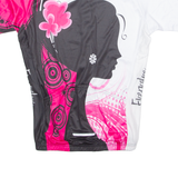 EVERVOLV Cycling Mens Jersey White 1/4 Zip M