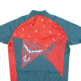 GRANIT Cycling Mens Jersey Green 90s 1/4 Zip L