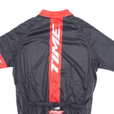 TIME Cycling Mens Jersey Black 1/4 Zip M