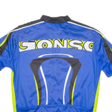 GONSO Cycling Mens Jersey Blue 1/4 Zip L