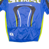 GONSO Cycling Mens Jersey Blue 1/4 Zip L