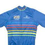 STARLIGHT Cycling Mens Jersey Blue 1/4 Zip S