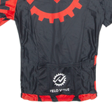 CUORE Cycling Mens Jersey Black 1/4 Zip S