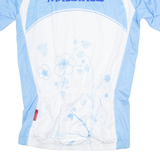 MALCIKLO Cycling Womens Jersey White 1/4 Zip L