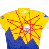 TANNER Cycling Mens Jersey Yellow 1/4 Zip XL