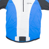 OTIX Cycling Mens Jersey Blue 1/4 Zip L