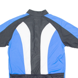 OTIX Cycling Mens Jersey Blue 1/4 Zip L