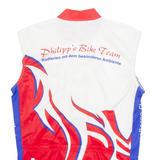 IBEROSTAR Cycling Mens Jersey White Sleeveless 1/4 Zip XS