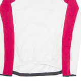 CRANE Cycling Womens Jersey White Long Sleeve 1/4 Zip M