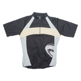 FEROTI SPORTS Cycling Mens Jersey Black 1/4 Zip XL
