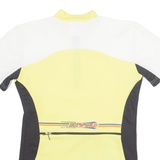 WET'N'WILD Cycling Mens Jersey Yellow 1/4 Zip S