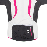 STOKE Cycling Womens Jersey White 1/2 Zip S