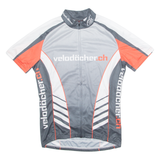 CUORE Cycling Womens Jersey Grey 1/4 Zip M