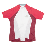 PROTECTIVE Cycling Womens Jersey White 1/4 Zip S