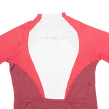 PROTECTIVE Cycling Womens Jersey White 1/4 Zip S