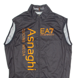 DAMA Cycling Womens Jersey Black Sleeveless 1/4 Zip L