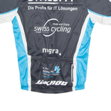 JAKROO Cycling Mens Jersey Black 1/4 Zip S