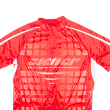ZIENER Cycling Mens Jersey Red 1/4 Zip L