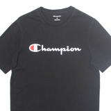 CHAMPION Mens T-Shirt Black S