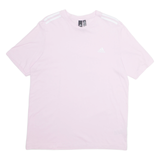 ADIDAS Mens T-Shirt Pink L