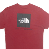THE NORTH FACE Mens T-Shirt Red S