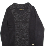 MONELLA VAGABONDA Womens Jumper Black Chunky Knit M