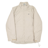 NIKE Mens Puffer Jacket Beige S